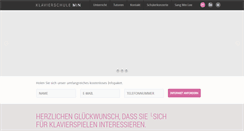 Desktop Screenshot of klavierschulemin.de